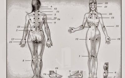 Los puntos de energía en el cuerpo humano
