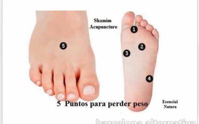 5 puntos de reflexología para ayudar a bajar de peso